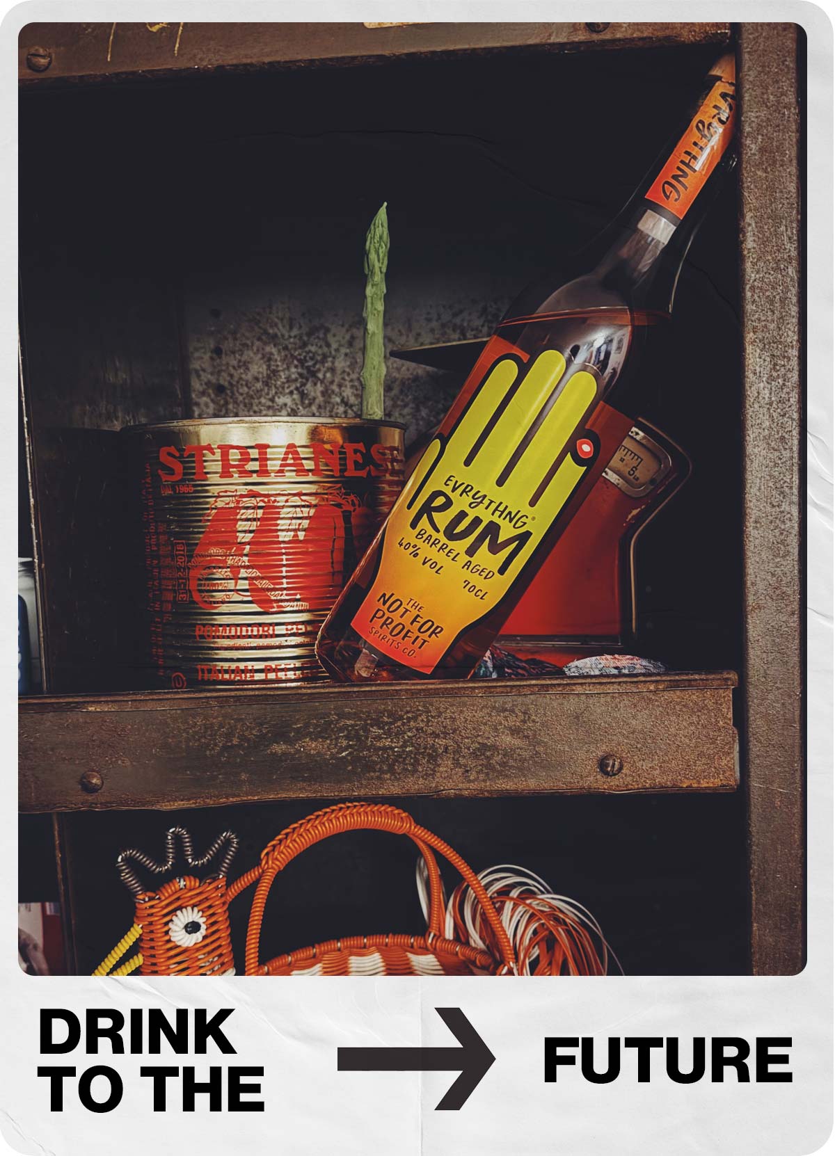 EVRYTHNG Barrel Aged Rum - Premium craft rum supporting climate restoration